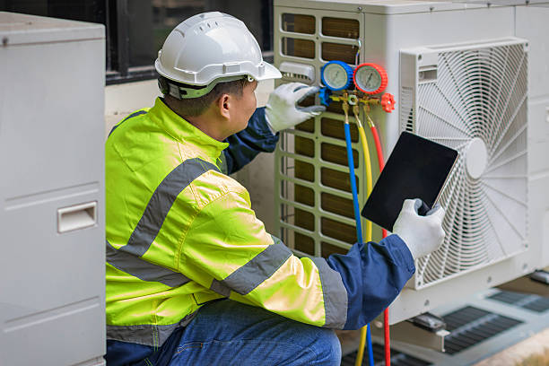 Professional Hvac technician working in Waterville, WA